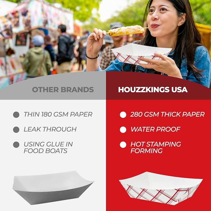 Paper Food Trays Boats | 2 Lb. - Image 5