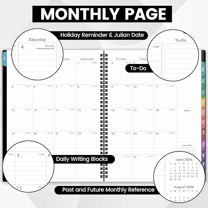 Planner 2026-2027 – Academic Planner 2026-2027, July 2026 – June 2027, Weekly - Image 3