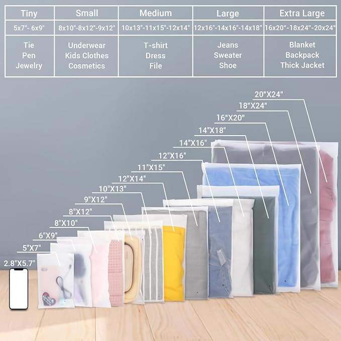 Svaldo Clothes Packaging Bags for Shipping, 3 Mil, - Image 7
