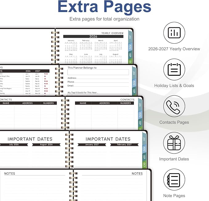 Planner 2026-2027, Weekly and Monthly Academic Planner, July 2026 - Image 5