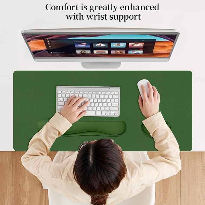 Mouse and Keyboard Pad, 3-in-1 Desk Mat Set, Wrist Rest - Image 5