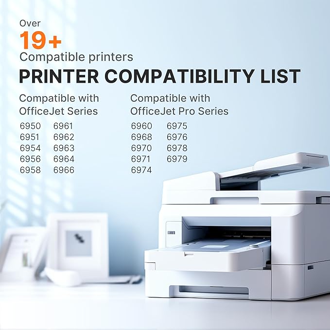 E-Z Ink Compatible 902 902XL Ink Cartridges for HP Printers Replacement for HP 902XL Ink Cartridges Combo Pack 4 Pack for Officejet Pro 6978 6968 6960 6970 Officejet 6951 6954 6956 6958 Printer-DeskLoop Office