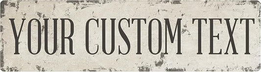 Rustic Custom Metal Signs by TheSignShoppe
