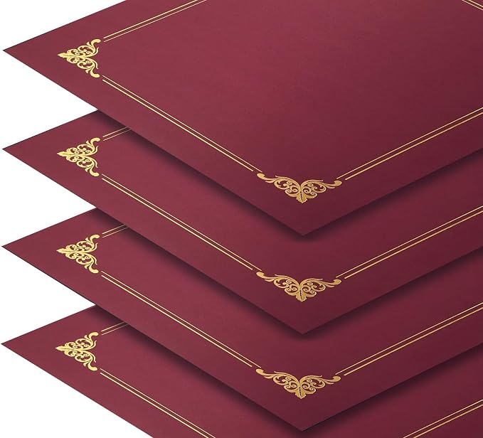 Better Office Products 25 Pack Red Certificate Holders, Diploma Holders - Image 5
