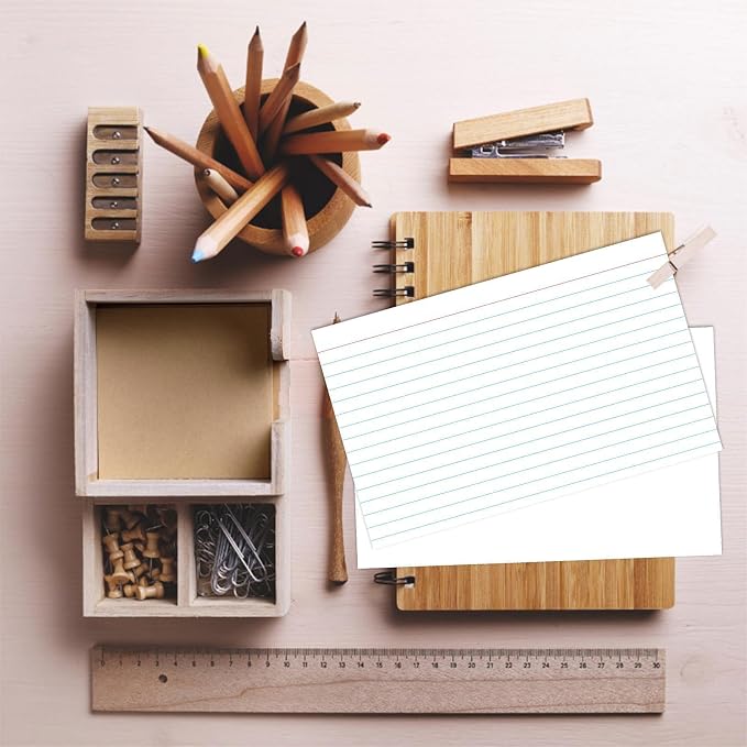 Index Cards 5x8, Flash Cards for Studying, File Note, Study Cards - Image 6