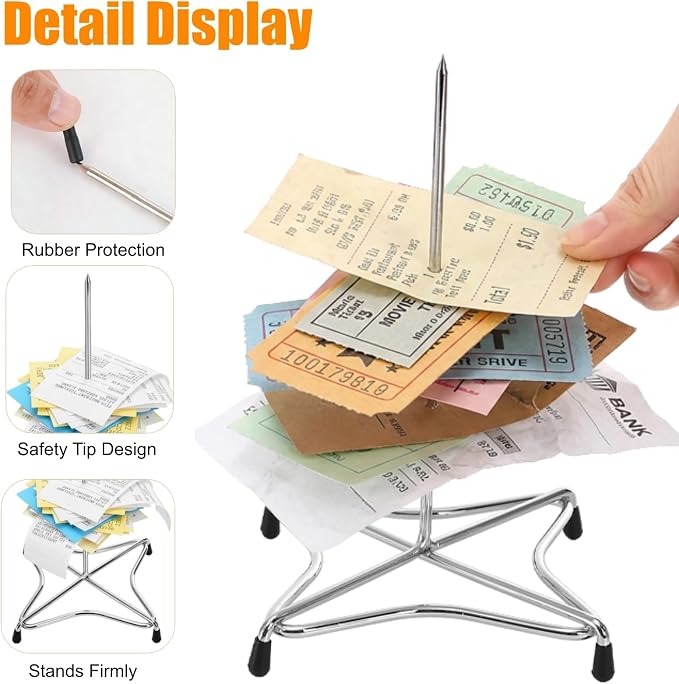 10 Pcs Check Spindle, Paper Receipt Holder Spike - Image 3