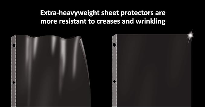 GOLD SEAL Sheet Protectors, 25 Pack 8.5 x 11 Anti-Glare Sheet Protectors - Image 2