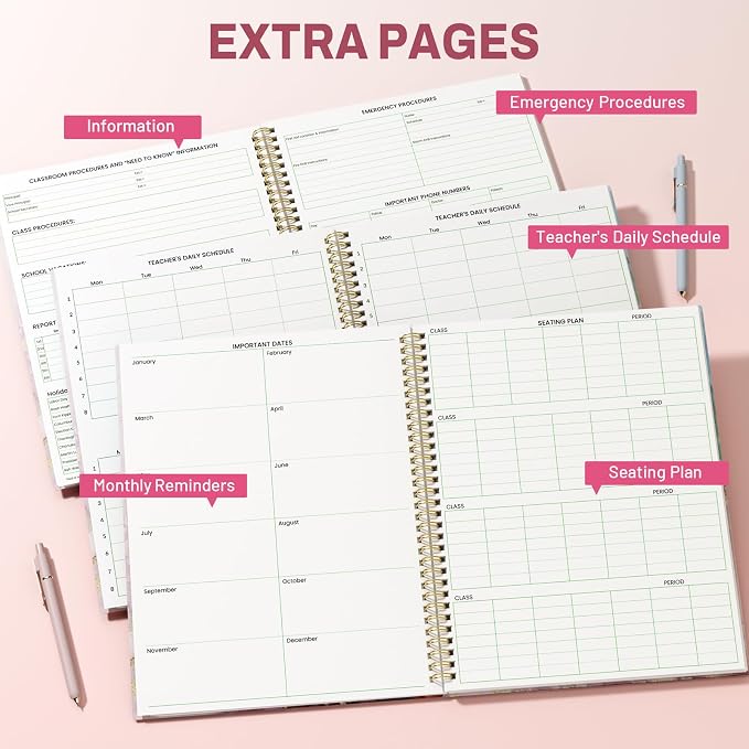 SUNEE 8 Period Teacher Lesson Plan Book - Image 3