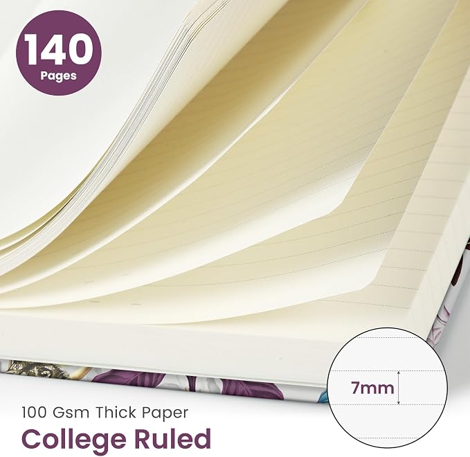 Taja Lined Spiral Notebook Journal - Image 2