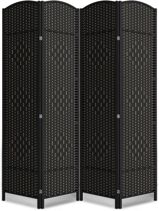 Cocosica 4 Panel Room Divider, 6Ft Folding Privacy Screen, Tall by cocosica
