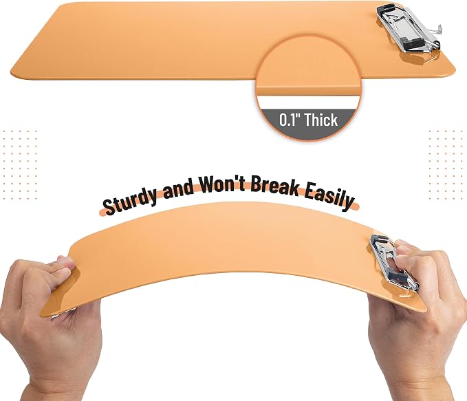 Mr. Pen- Plastic Clipboard, 12.5" x 9", 2 Pack | Peach Blush Clipboard Plastic - Image 4