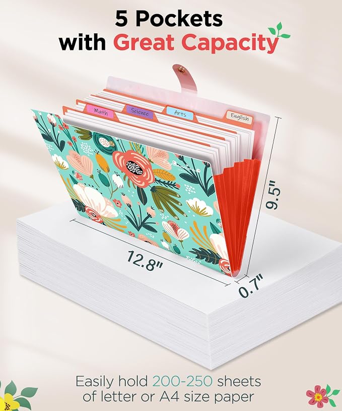 Sooez File Folders Organizer, Folders - Image 3