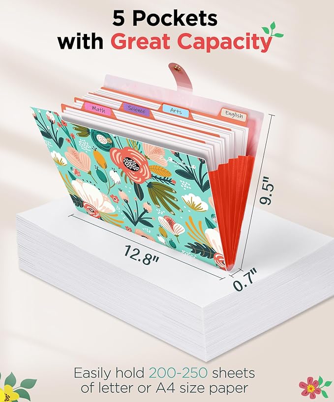 Sooez File Folders Organizer, Folders - Image 3