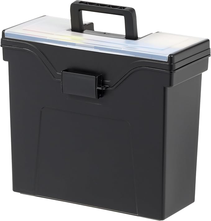 IRIS USA Portable File Box by IRISUSA