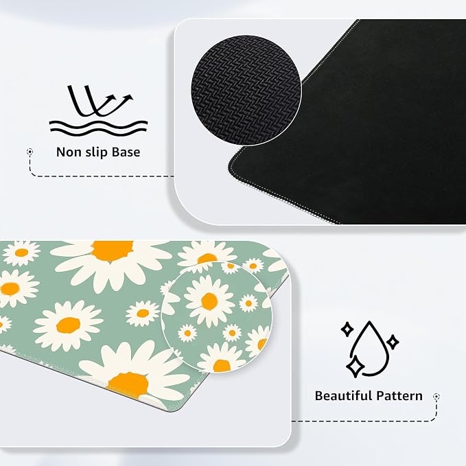 iCasso XXL Large Mouse Pad for Desk, Anti-Slip Big Mousepad - Image 4
