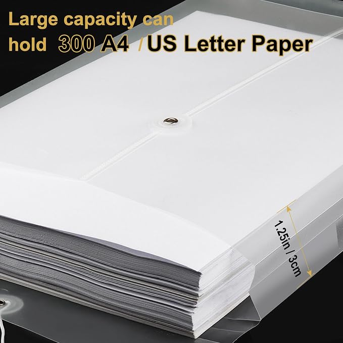 24 Pack Clear Plastic Envelopes - Image 6
