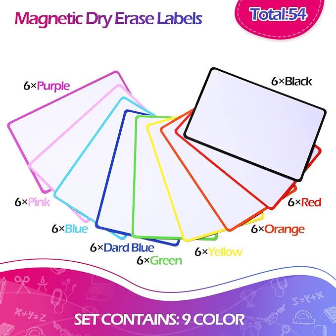 54 Pack Magnetic Blank Cards - Image 2