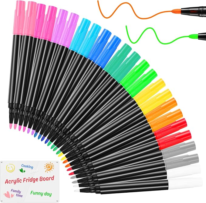 24 Liquid Chalk Markers 12 Colors - Image 8