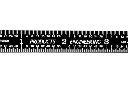 PEC Tools 12" Stainless Steel Flexible Metal Ruler - Image 5