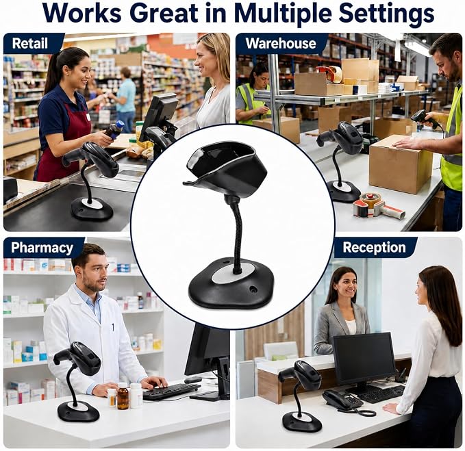 Barcode Scanner Stand Holder Compatible - Image 7