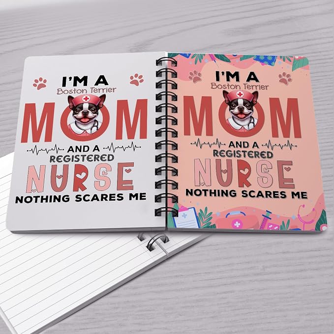 Ninety3POD I'm a Boston Terrier Mom and a Registered Nurse Nothing Scares Me - Image 4