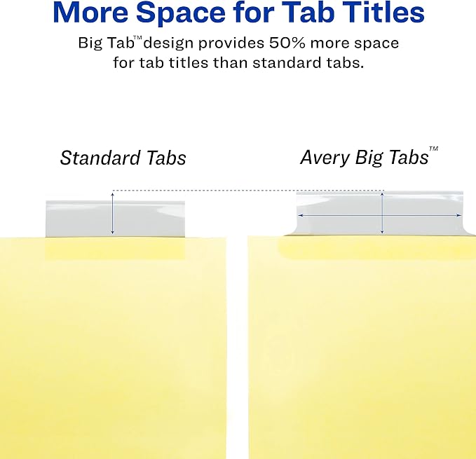 Avery Big Tab Insertable Dividers - Image 4
