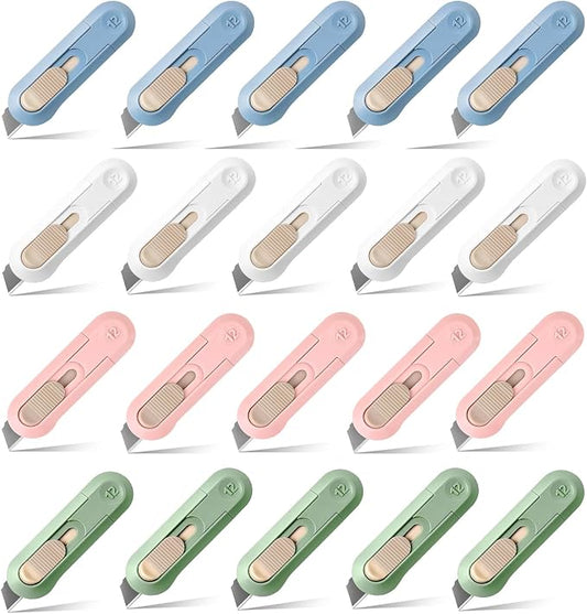 20 PSC Box Cutter, Retractable Box Opener, Package Opener, Easy Slide by ysuovuf