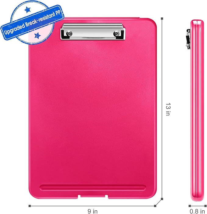 SITHON Nursing Clipboard with Storage, Heavy Duty Portable Writing Clipboard - Image 2