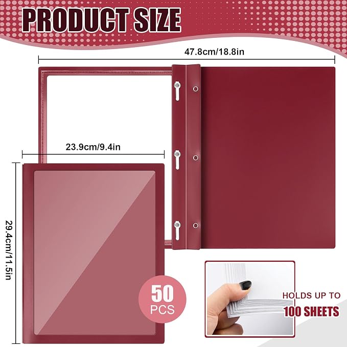 Teling 50 Pcs Report Covers - Image 2