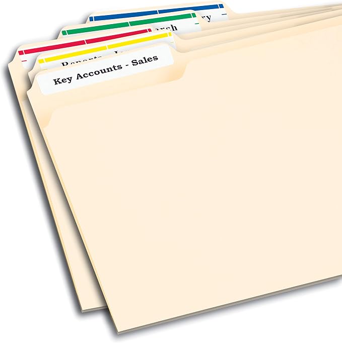Avery TrueBlock File Folder Labels, 2/3" x 3-7/16", 750 Printable Labels - Image 7