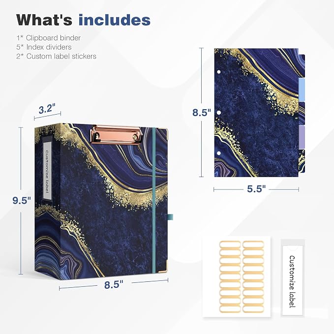 Ospelelf Mini 3-Ring Binder, Cute - Image 3
