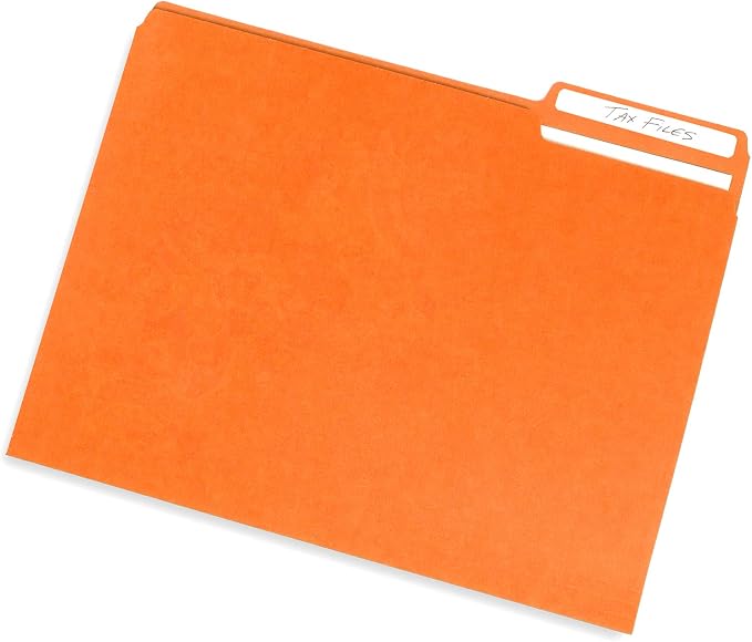 File Folder, 1/3 Cut Tab, Letter Size, 100 Per Box - Image 4