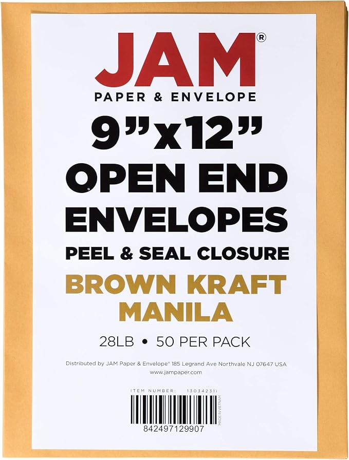 JAM PAPER 9 x 12 Open End Catalog Premium Envelopes - Image 6