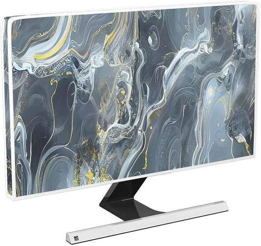 Baocicco Gray Gold Marble Waterproof 65 Inch TV Dust Cover Anti-Static by Baocicco