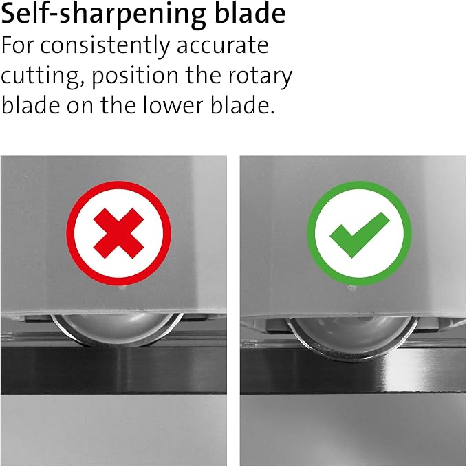 Dahle 508 Personal Rotary Trimmer, 5 Sheet Capacity, Self-Sharpening, Automatic - Image 8