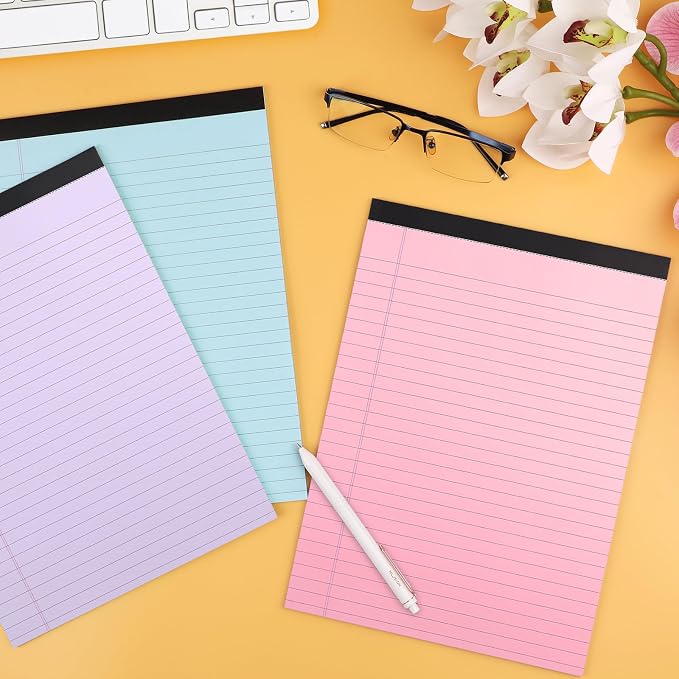 Colored Legal Pads, 3 Pack Writing Pads 8.5 x 11 inch, Micro Perforated - Image 7
