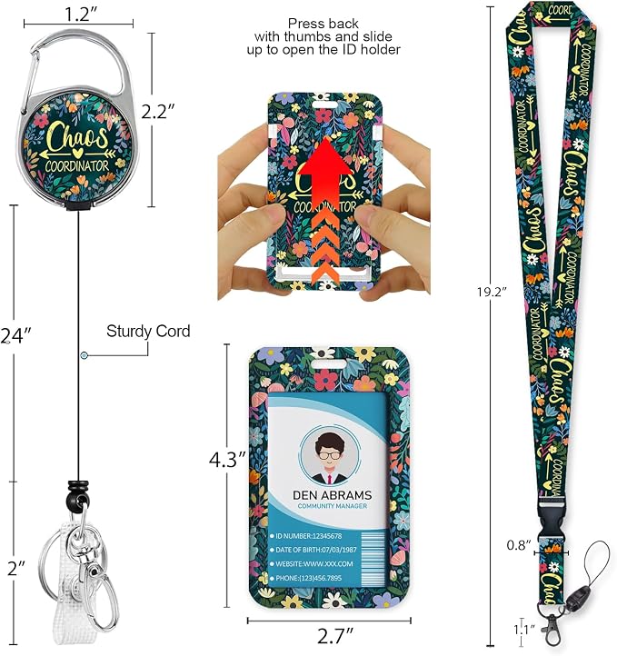 Piefly Lanyards for Id Badges, Funny Badge Holder - Image 5