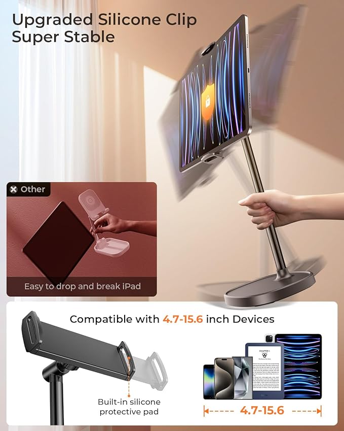 DIMONCOAT Height Adjustable Tablet Stand - Image 6