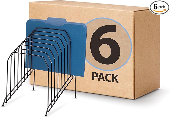 Officemate Large Incline 8 Compartment Wire Caddy, 8.5 x 10.375 x 12.625 Inches by Officemate