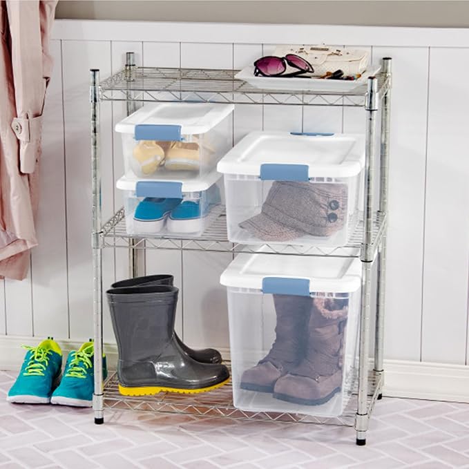 Sterilite 24-Pack Latching Box, Under Bed Storage Bins - Image 4