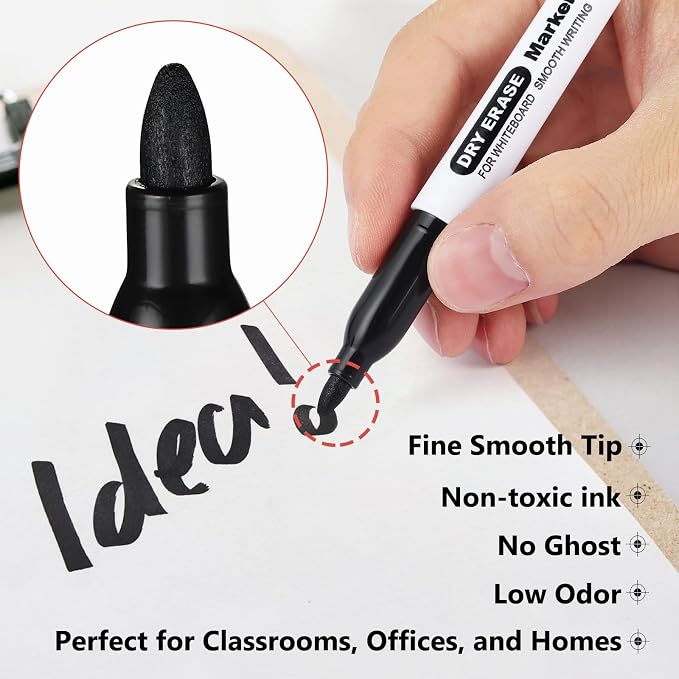 SFAIH Fine Tip Dry Erase Markers - Image 8