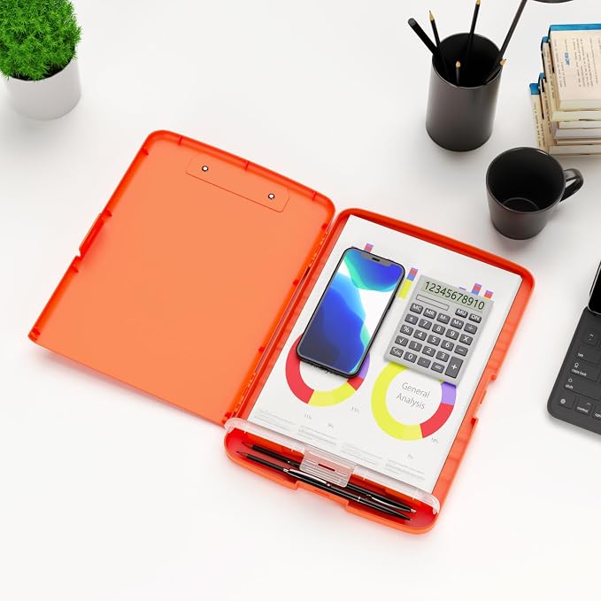 Hongri Clipboard with Storage with Pen Holder, Folder Nursing Clip Board 8.5 x - Image 6