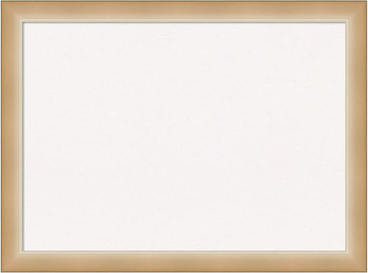 Amanti Art White Cork Board for Wall, 23x31 Vision Board with Gold Frame, Medium Corkboard Office Decor for Home Organization, Modern Contemporary Corkboard Pinboard to display items for home-DeskLoop Office