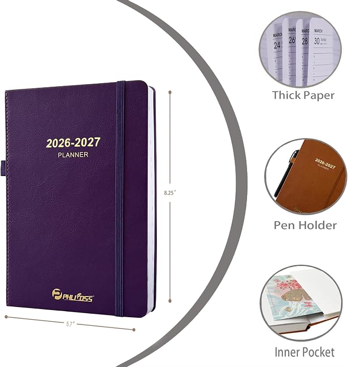 Daily Planner 2026-2027, One Page Per Day, Academic Calendar, Appointment Book - Image 2