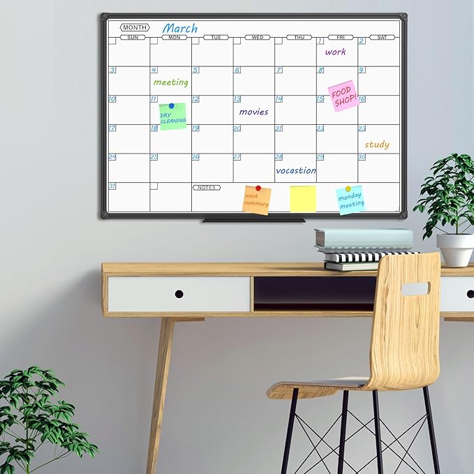 JILoffice Dry Erase Calendar Whiteboard - Image 4