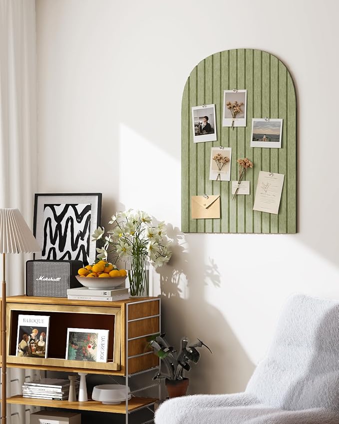 Large Arched Felt Bulletin Board 36"x24" - Image 6