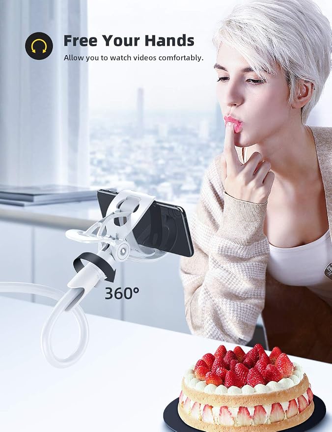 Lamicall Phone Holder, Gooseneck Mount, Compatible - Image 2