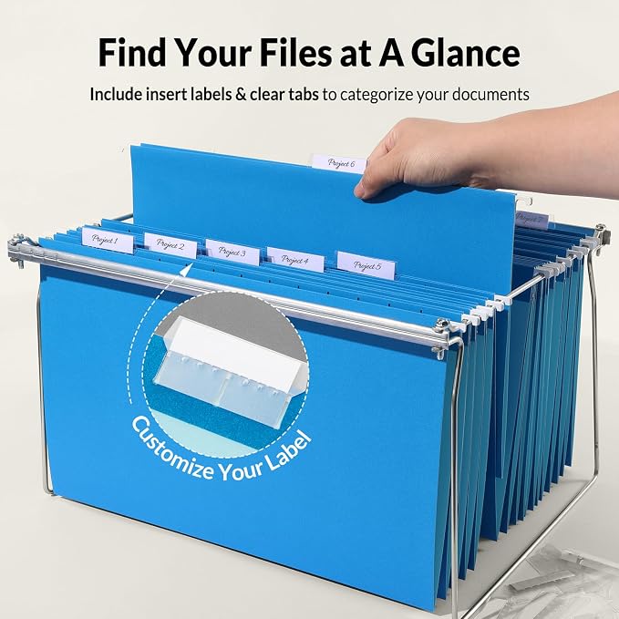 SUNEE Hanging File Folders Legal Size, Stay Organized - Image 3