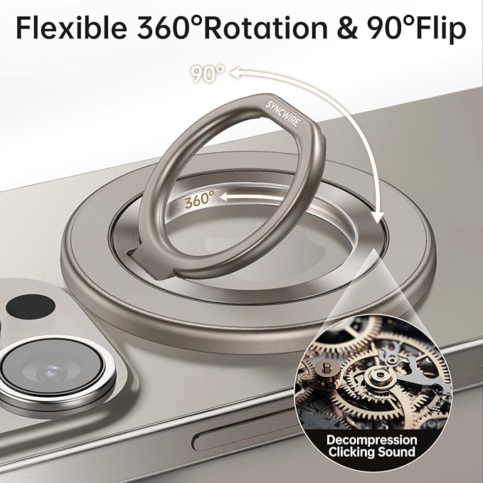 SYNCWIRE Magnetic Phone Ring Holder - Image 2