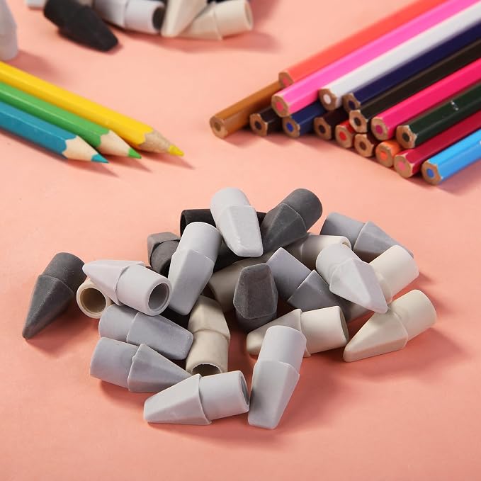 Mr. Pen- Pencil Erasers Toppers, 120 Pack, Latex Free, No Smudge | Mr Pen - Image 6